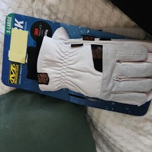 Leather and Goatskin work gloves size xl only .